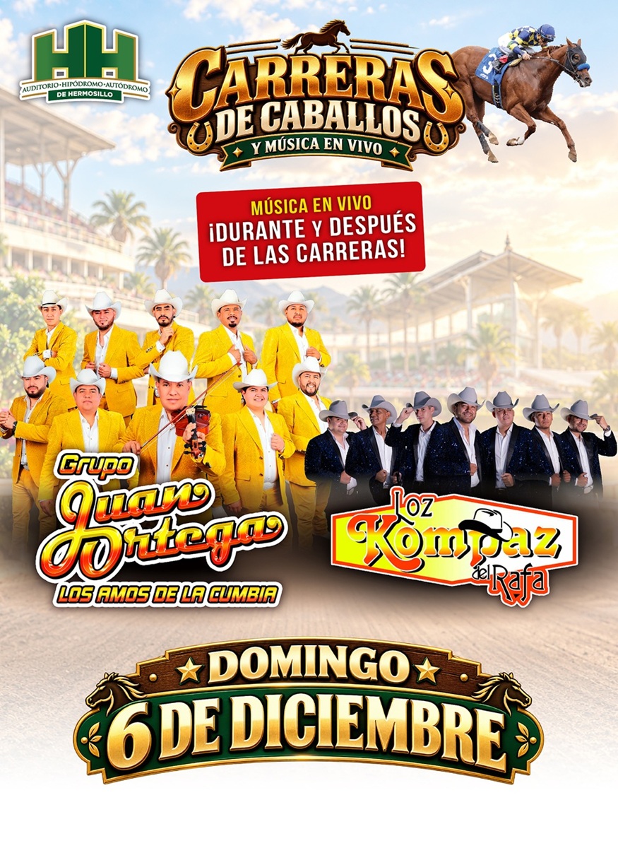 CARRERAS DE CABALLOS - GRUPO JUAN ORTEGA LOS AMOS DE LA CUMBIA - LOS KOMPAZ DEL RAFA