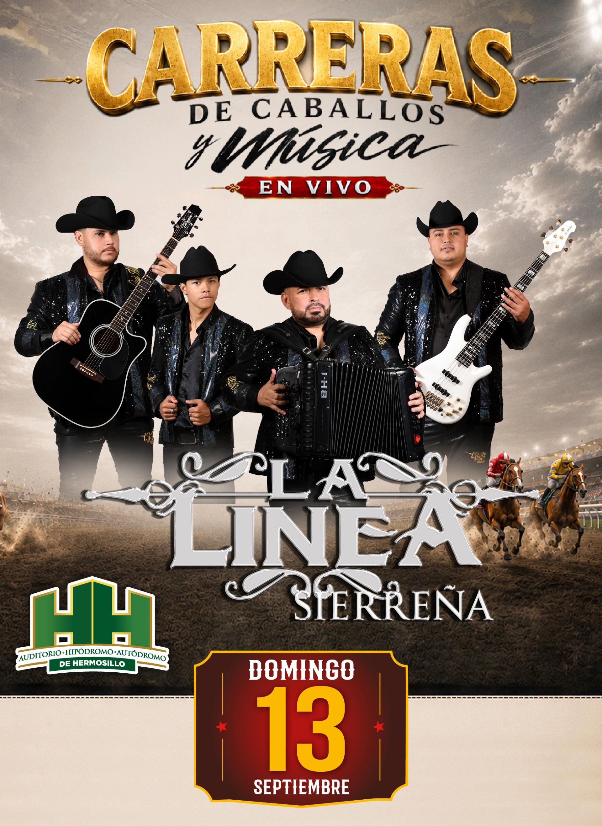 CARRERAS DE CABALLOS - LA LÍNEA SIERREÑA